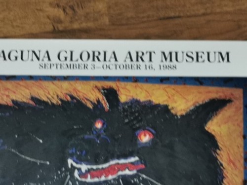 Laguna Gloria Art Museum, 1988 Mel Casas Exhibition Poster, Austin Texas, Rare - Picture 3 of 5