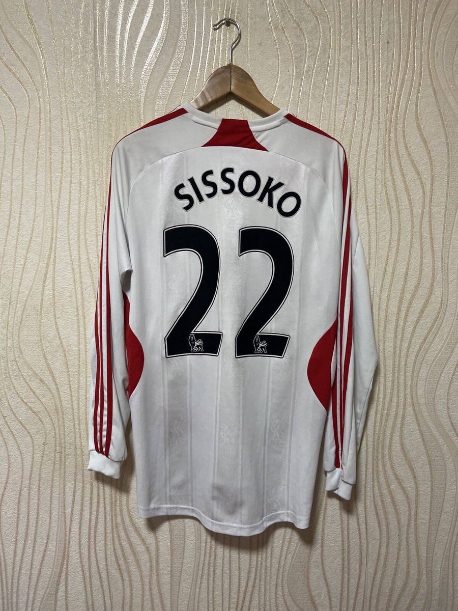 LIVERPOOL 2007 2008 AWAY SHIRT JERSEY LONG SLEEVE ADIDAS