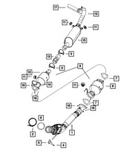 Genuine Mopar Catalytic Converter 68051567ae