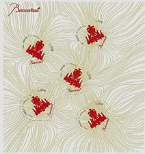 BLOC F4883 NEUF ** - COEURS DE BACCARAT  - TRES TRES BEAU