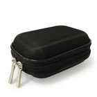 Earphone Case Portable Oxford Bag Holder with Two-Way Zipper for IEM BTE