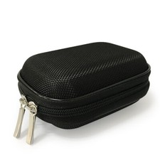 Earphone Case Portable Oxford Bag Holder with Two-Way Zipper for IEM BTE