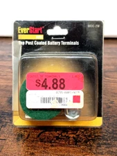 Auto Top Post Battery Terminal, Fit Positive and Negative Posts Everstart