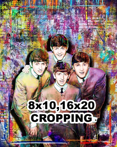 Beatles Poster 24x36 Zoll Kunst George Paul John Ringo Beatles 1960er Poster kostenloser Versand - Bild 7 von 9