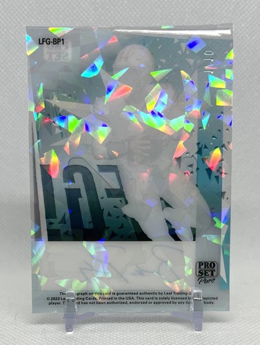 Juego Leaf Pro 2023 Pure Brock Purdy - ¡LFG! CRYSTAL AUTO 01/10 San Francisco 49ers - Imagen 2 de 3