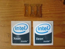 3 LGA 771 to 775 Adapters for Xeon Mod with 2 'Intel Xeon Inside' stickers