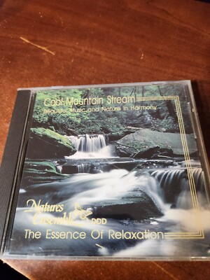 NATURE'S ENSEMBLE COOL MOUNTAIN STREAM WITH MUSIC PLATINUM RELAXATION SERIES CD