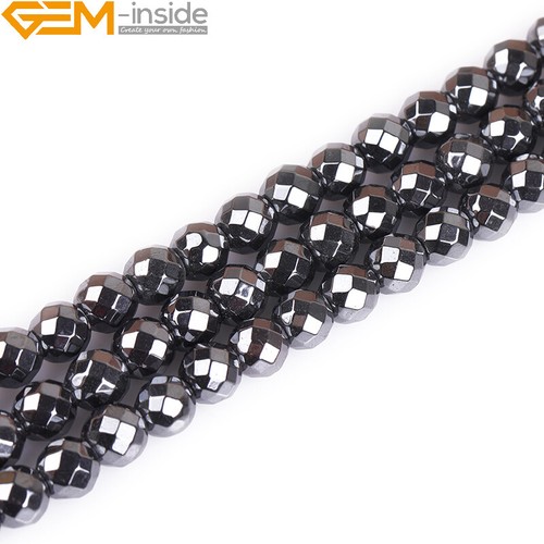 Metal Bead Spaers Hematite Reflections Stone For Jewelry Making 15" Various - 第 82/123 張圖片
