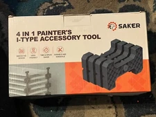 NEW Saker 4 in 1 Painters I-Type Accessory Tool NEW Paint & Stack Doors & Trim