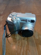 SILVER NIKON COOLPIX E4300 DIGITAL CAMERA Parts Repair Only AS IS