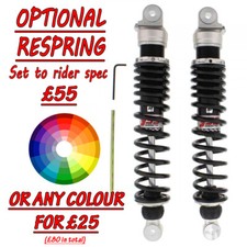 Yamaha XT500 1976 - 1989 YSS Emulsion Twin Shocks RZ362-370TR-04