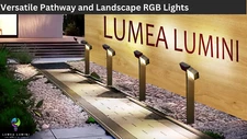 Smart Premium Low Voltage LED Outdoor Landscape & Pathway Lights: Set of 4 units