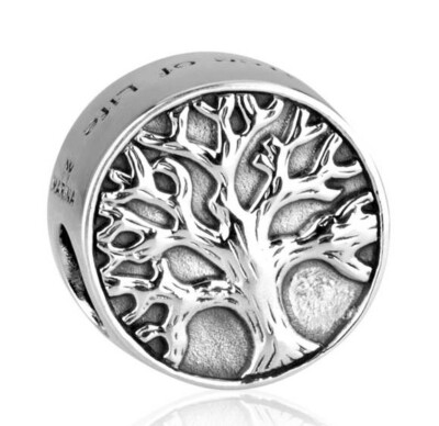 925 Sterling Silver TREE OF LIFE Bracelet Charm Bead - Made in Israel ...