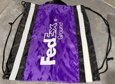 Fedex Ground Fan Cinch Backpack Beach Pool Bag Sports Game Sack Travel Deluxe