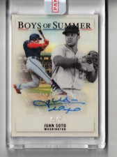 2022 Panini Chronicles Baseball Juan Soto Boys of Summer Auto Black 1 of 1