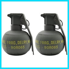 Airsoft Grenade Toys 2Pcs Tactical Grenades Plastic CS Battle Game Toy with P...