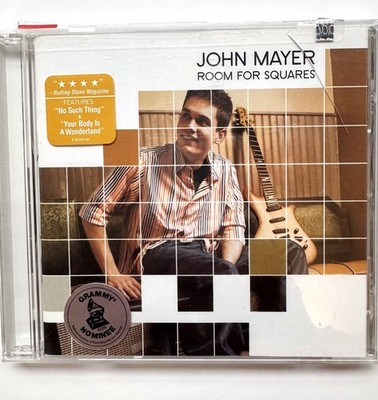 John Mayer Room For Squares CD 2001 Columbia Complete Hype Sticker Tested VG+