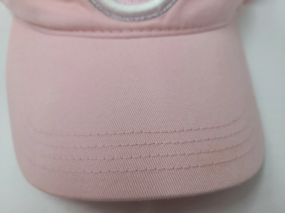 Women Cincinnati Reds American Needle Sun Golf Visor Adjustable Hat Cap MLB Pink - Image 3 of 4