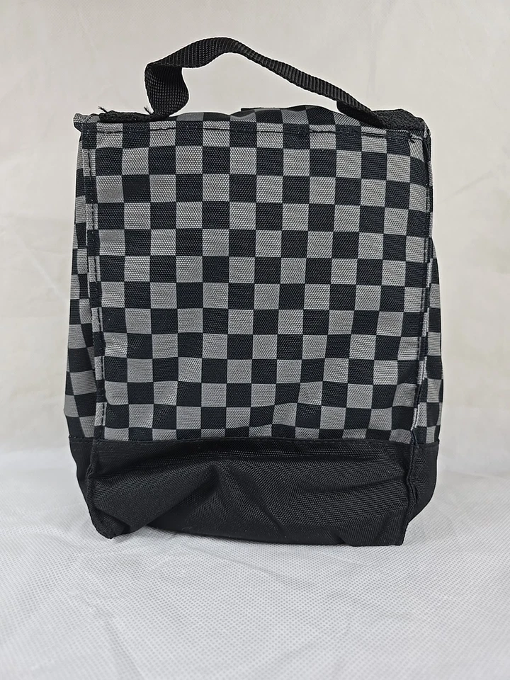 Vans Mow Lunch Insulated Canvas Lunch Sack Black Gray Checker Nordstrom Exclusiv - Image 3 of 4