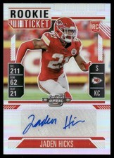 CZB611 - 2024 Contenders Optic - Jaden Hicks #179 - Auto - Rookie Ticket - Prizm