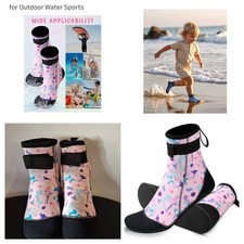 XUKER 3MM Neoprene Water Socks for Kids Toddlers Sand Proof Soft  Cozy Sz: M