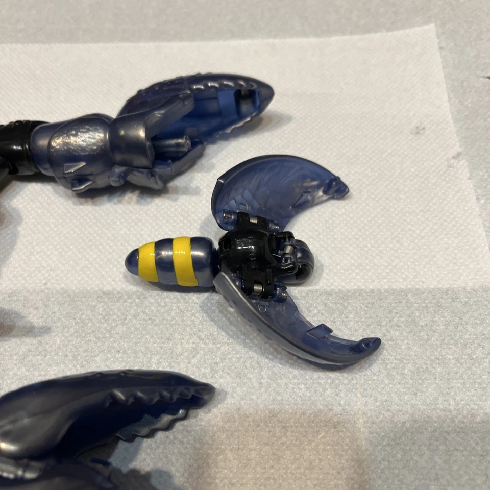 HASBRO VTG 1996 TRANSFORMERS BEAST WARS PREDACON SCORPONOK Manque Les 2 Fusées - Photo 2/4