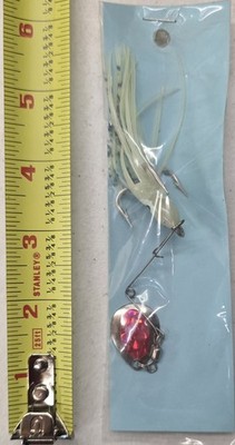 Calvin Tyler Spinner Rig With Treble Hook And  Clear Octopus Skirt