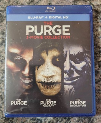 The Purge 3-Movie Collection Anarchy Election Year Blu-ray