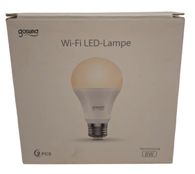 2x Gosund Smart WLAN LED Lampe   Alexa & Google Assistant   RGB Farbwechsel