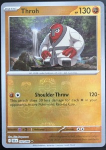 Throh 050/086 MASTERBALL S+V Black Bolt Pokemon TCG ENGLISH! NM/M
