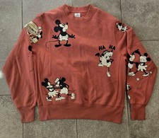 Disney Mickey and Minnie Mouse Pullover Sweatshirt Sz M Retro Streetwear HTF