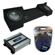 07-13 Chevy Silverado Ext Cab Truck Harmony R124 Dual 12" Sub Box HA-A400.1