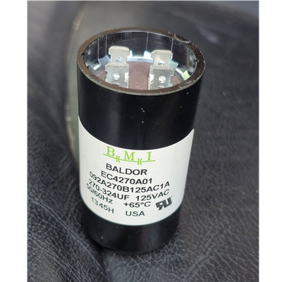 BMI Motor Start Capacitor EC4270A01 092A270B125AC1A 270-324UF 125VAC +65°C