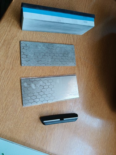 Knife Sharpening Stones with Angle Guide (Bundle)