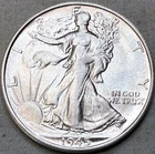 1945-S Walking Liberty Half Dollar BU Uncirculated