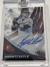 Ryan Mountcastle 33/99 Auto 2022 Topps Clearly Authentic Baseball Card