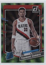 2023-24 Panini Donruss Rated Rookie Holo Green Laser Toumani Camara #245 16yh