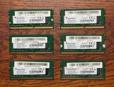 LOT OF 6 ADATA 8GB RAM PC4-2400T PC4-19200 DDR4 2400 1.2V CL17 Laptop Memory