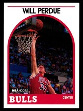 1989-90 NBA HOOPS RC #259 WILL PERDUE ROOKIE CARD - CHICAGO BULLS - *04. rookie card picture