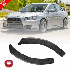 2pcs For Mitsubishi Lancer 2008-2015 Evo 10x Black Front Fender Side Vent Cover