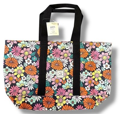 Ivory Ella  Happy Floral  Large Tote Bag - NWT