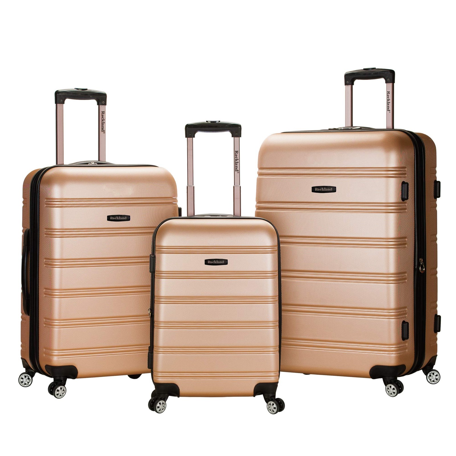 Melbourne Hardside Expandable Spinner Luggage Set, Champagne
