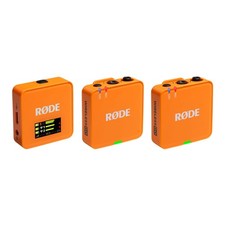 RODE Wireless GO Gen 3 Compact Wireless Microphone System Orange