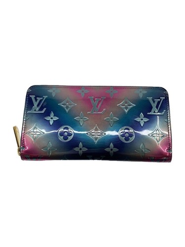 Louis Vuitton Long Wallet Zippy Monogram Vernis Multicolor Enamel Ladies' Used