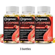 3x Lycopene Capsules Powerful Antioxidant Support Prostate Health Immune Boost