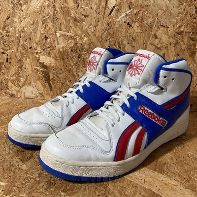 Reebok Pro Legacy Mid Vintage Wht Blue Red Stadium Red without box Men Us10
