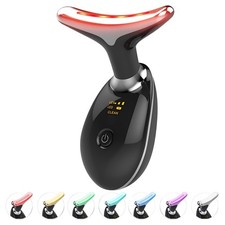 Red Light Therapy for Face and Neck, 7 Color Light Based Face Massager Tool, ...