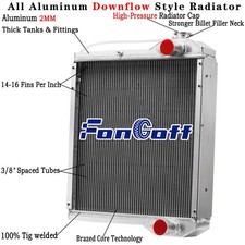 244295A1 3 Row Tractor Radiator For Case IH MX100 MX110 MX120 MX135 MX150 MX170