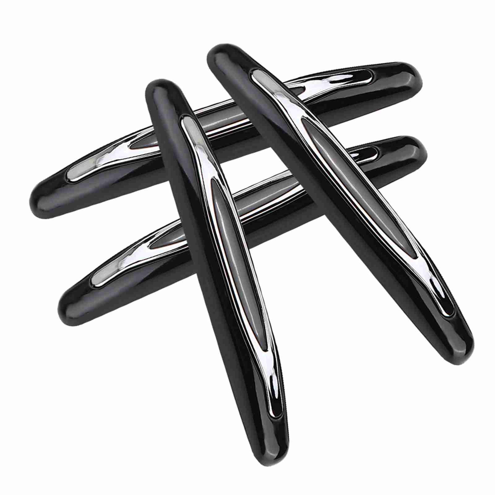 4pcs Door Edge Guards Trim Cover Strip Corner Bumper -Anti Collision Scratch DTS