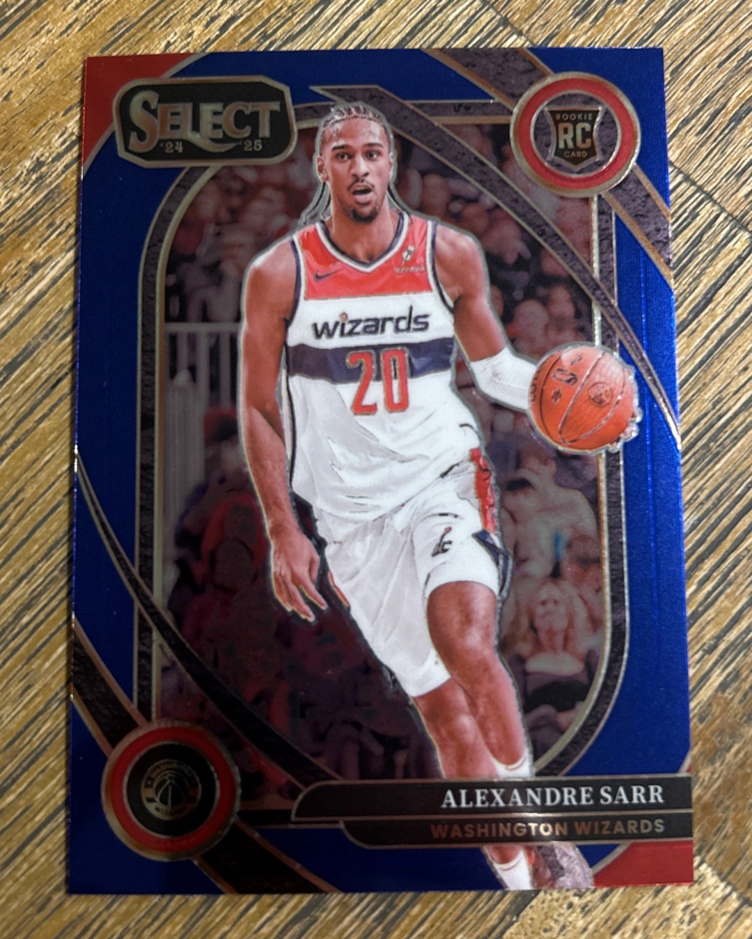 2024-25 Panini Select - Courtside Alexandre Sarr #274 Blue Prizm (RC)
